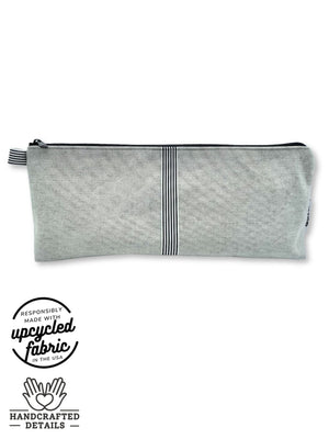 4090 - Wand Pouch | Denim & Ribbon, Starch - Quiver.Love